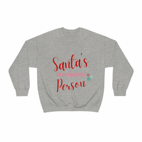 Womens Santa's Favorite Sweatshirt